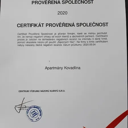 Kovadlina Apartamento *